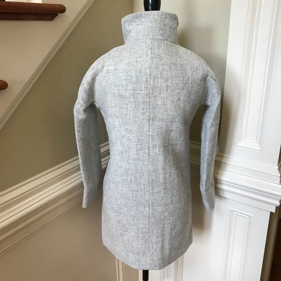 NWOT JCREW NEW Cocoon Coat Jacket Womens 00 P Petite Italian Stadium Cloth Wool - Picture 12 of 14